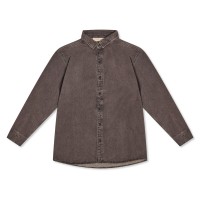 детска,риза,с,дълъг,ръкав,fear,of,god,essentials,unisex,kids,long,sleeve,denim,shirt,black,denim