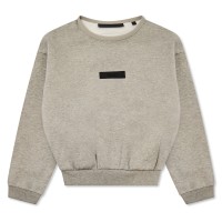 детска,блуза,fear,of,god,essentials,unisex,kids,crewneck,sweater,crew,neck,jumper,dark,hthr,oat