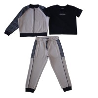 тениска,дрехи,за,училище,ученическо,облекло,детски,екипи,firetrap,casual,tracksuit,set,with,t,shirt,(,3pcs,set,),grey
