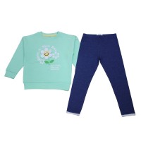 блуза,hello,world,sweatshirt,&amp;,leggings,set,green,blue