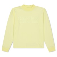 детска,тениска,fear,of,god,essentials,unisex,kids,long,sleeve,oversized,fit,t,shirt,canary
