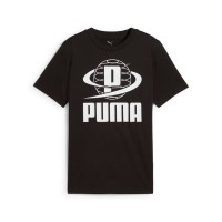 тениска,разпродажба,puma,детски,3/4,панталони,детски,тениски,puma,graphic,ii,t,shirt,black