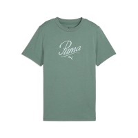 тениска,разпродажба,puma,детски,3/4,панталони,детски,тениски,puma,essential,script,t,shirt,green