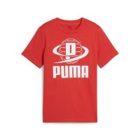тениска,разпродажба,puma,детски,3/4,панталони,детски,тениски,puma,graphic,ii,t,shirt,red