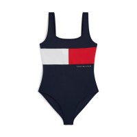 бански,костюм,tommy,hilfiger,kids,scoop,neck,swimsuit,night,navy,c1g