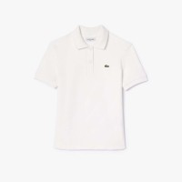 блуза,с,яка,дамски,топове,lacoste,slim,fit,terry,polo,shirt,cream