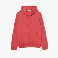 суичър,облекла,на,разпродажба,мъжки,ежедневни,облекла,мъжки,горнища,с,качулка,lacoste,zip,up,fleece,hoodie,red