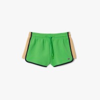къси,панталони,дамски,къси,панталони,lacoste,contrast,panel,piqu,shorts,green