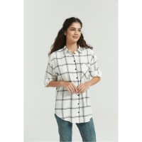 дамски,ризи,be,you,check,shirt,black,check