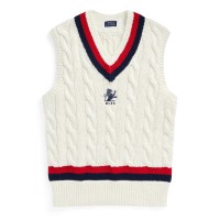блуза,мъжки,пуловери,polo,ralph,lauren,sleeveless,cricket,sweater,deckwash,white
