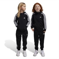 анцуг,отново,на,училище,adidas,3,stripe,poly,tracksuit,black,white