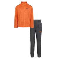детски,комплект,разпродажба,under,armour,детски,3/4,панталони,лека,атлетика,всички,фитнес,облекла,under,armour,1,4,zip,set,infant,boys,orange,grey