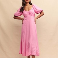 рокля,дамски,поли,и,рокли,nobodys,child,peony,midaxi,dress,pink