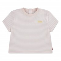 тениска,детски,3/4,панталони,levis,levis,striped,tee,in62,crystl,pink,akr