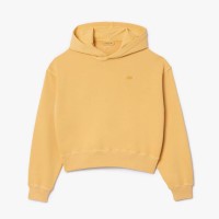 блуза,lacoste,oversized,natural,dye,hooded,sweatshirt,orange