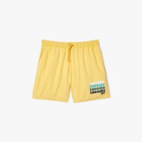 мъжки,къси,панталони,lacoste,mid,length,washed,effect,swim,trunks,yellow
