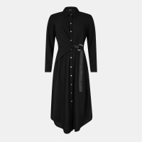 рокля,дамски,поли,и,рокли,biba,tie,shirt,dress,black