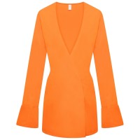 рокля,дамски,поли,и,рокли,honeyz,blazer,dress,ld99,orange
