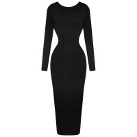 рокля,дамски,поли,и,рокли,honeyz,women's,maxi,dress,black