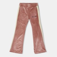 анцуг,детски,3/4,панталони,palm,angels,kids',velour,open,hem,woven,tracksuit,joggers,pink,3010
