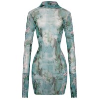 дамски,поли,и,рокли,honeyz,mesh,mini,ld99,blue