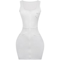 дамски,поли,и,рокли,honeyz,zip,mini,ld99,white