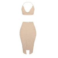 дамски,комплект,дамски,облекла,размер,honeyz,luxe,co,ord,set,womens,gold