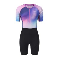 dhb,women,s,half,zip,short,sleeve,triathlon,suit,pink