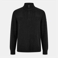 пуловер,мъжки,пуловери,belstaff,men's,crew,neck,jumper,black