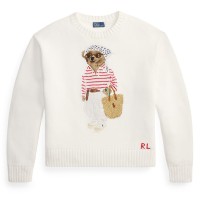 дамски,пуловер,дамски,плетени,дрехи,polo,ralph,lauren,women,s,crew,neck,jumper,white,multi
