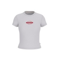 тениска,дамски,топове,guess,guess,stamp,tee,ld54,gj,light,grey