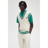 мъжки,пуловери,fred,perry,men's,club,knitted,vest,ecru,560