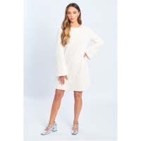 дамски,поли,и,рокли,дамски,облекла,размер,be,you,sequin,bow,drs,ld52,cream
