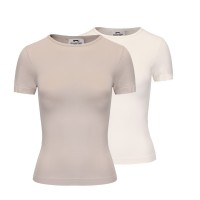 дамски,тениски,дамски,топове,slazenger,2pk,fit,ss,t,ld62,nacreous,sugar