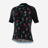 фланелка,дамски,топове,облекло,за,колоездене,bicycle,line,ss,jersey,garda,ld99,black