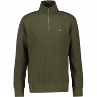 блуза,мъжки,пуловери,gant,textured,half,zip,sweatshirt,juniper,green
