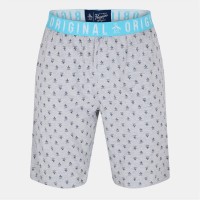 къси,панталони,мъжки,пижами,original,penguin,men's,ppx6,short,lou,pyjama,shorts,grey