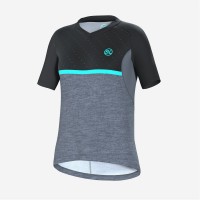 фланелка,дамски,топове,облекло,за,колоездене,bicycle,line,ss,jersey,ped,ld99,black