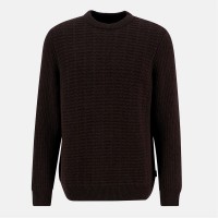 пуловер,мъжки,пуловери,barbour,cleveland,crew,neck,jumper,dark,oak,br17