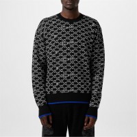 пуловер,мъжки,пуловери,мъжки,тениски,off,white,all,over,monogram,jumper,black,white