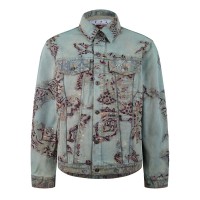 яке,мъжки,якета,off,white,tapestry,denim,jacket,multicolor