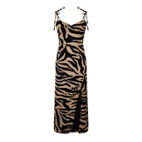 рокля,дамски,ризи,off,white,zebra,midi,dress,black,zebra