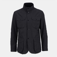 яке,облекла,на,разпродажба,мъжки,якета,barbour,men's,ogston,waxed,cotton,quilted,relaxed,fit,wax,jacket,black,bk11