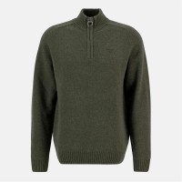 пуловер,мъжки,пуловери,мъжки,тениски,barbour,grangetown,half,zip,jumper,mid,olive,ol54