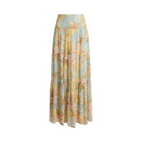 дамска,пола,lauren,by,ralph,lauren,women,s,maxi,skirt,cream,blu,multi