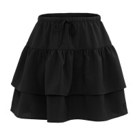 soulcal,linen,skirt,ld53,black