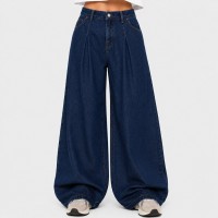 дамски,дънки,i,saw,it,first,pleated,wide,leg,jean,indigo