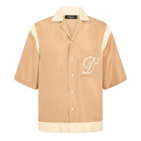 риза,с,къс,ръкав,мъжки,ризи,dsquared2,men,s,dsq,short,sleeve,bowling,shirt,walnut