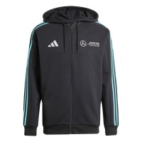 мъжки,суичър,мъжки,горнища,с,качулка,adidas,mercedes,amg,petronas,formula,one,team,dna,full,zip,hoodie,mens,black,white