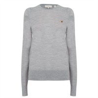пуловер,дамски,плетени,дрехи,дамски,топове,ted,baker,averill,knit,jumper,grey,marl